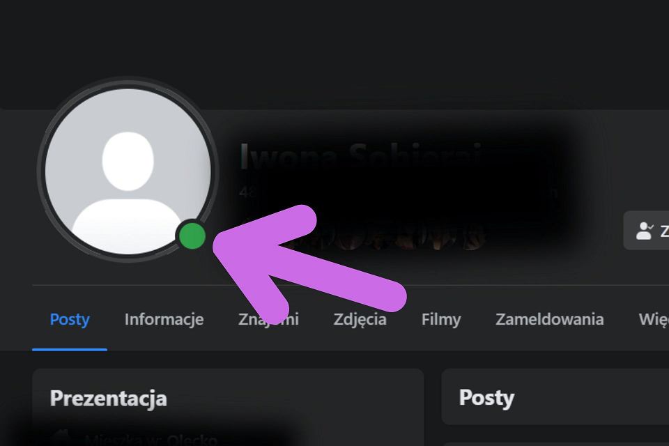 Kiedy jest zielona kropka na FB?