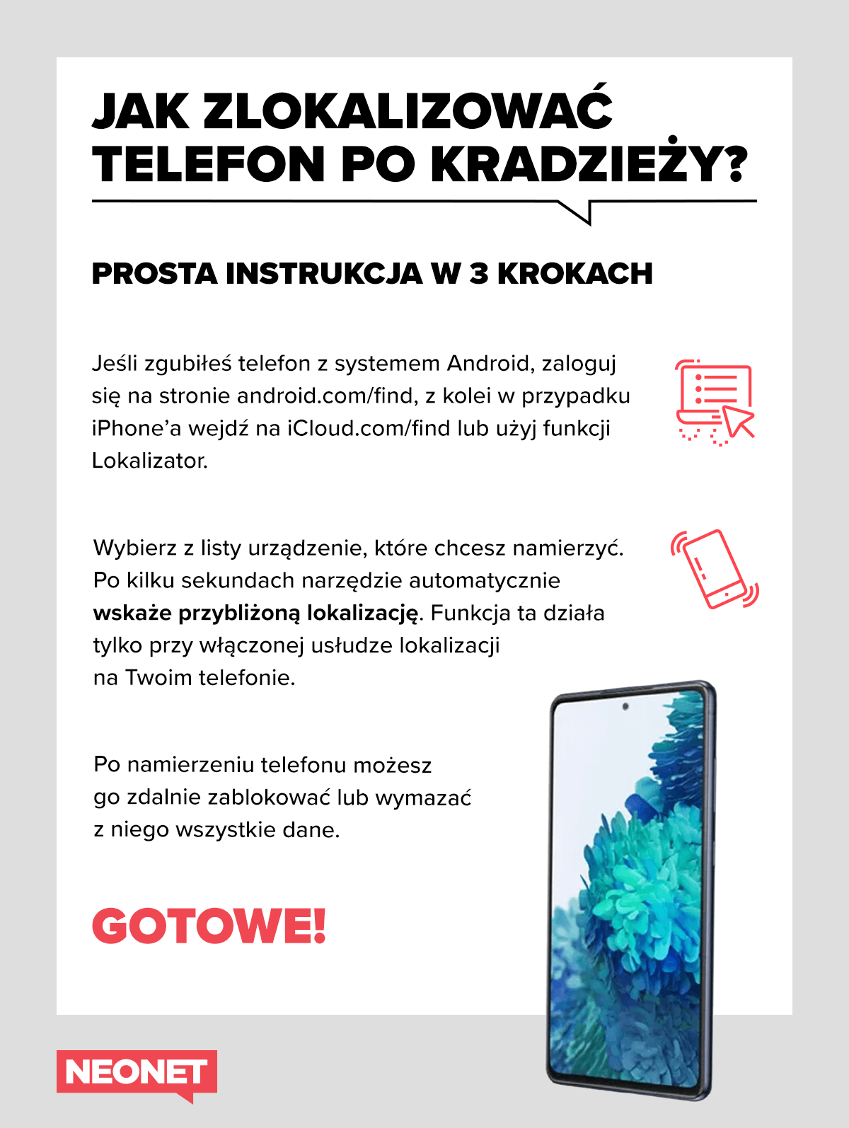 Czy da się namierzyć skradziony telefon?