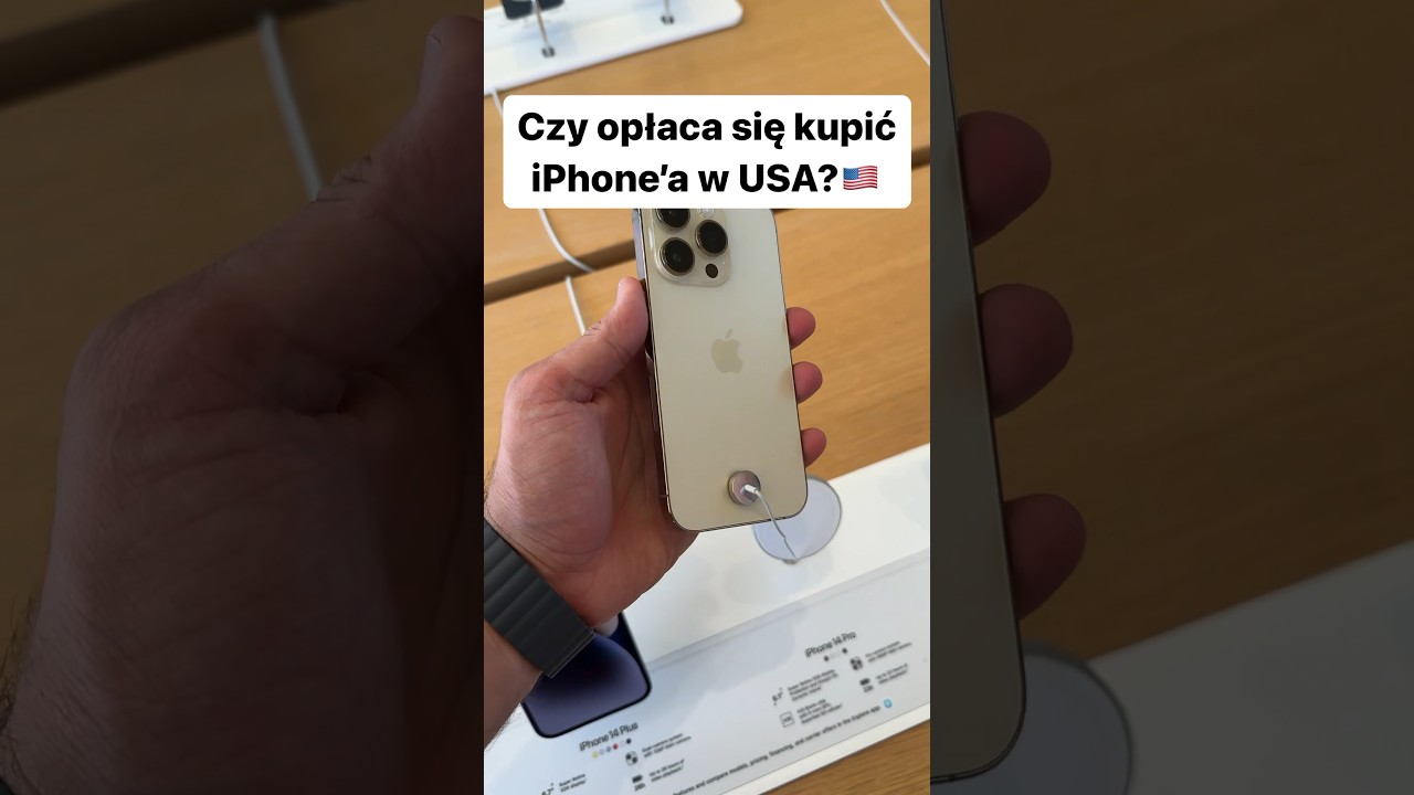 Czy iPhone kupiony w Stanach będzie dzialal w Polsce?