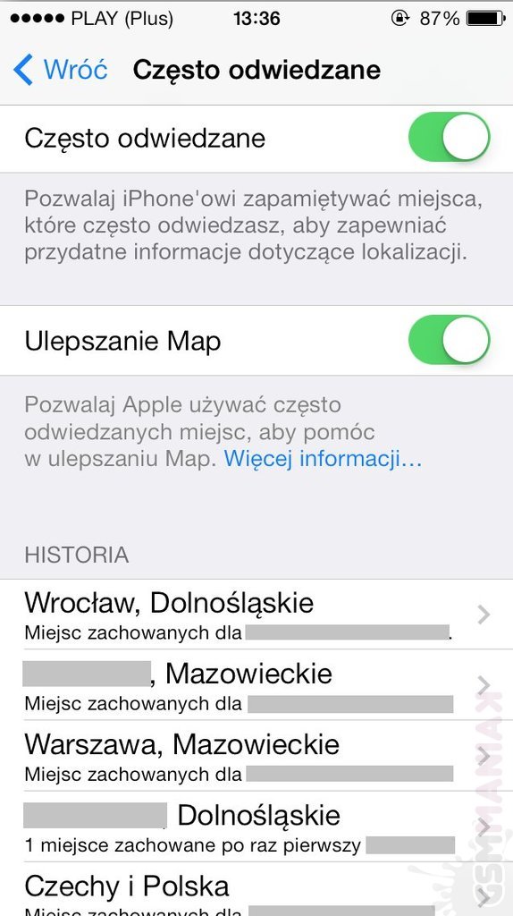 Czy iPhone zapisuje lokalizację?