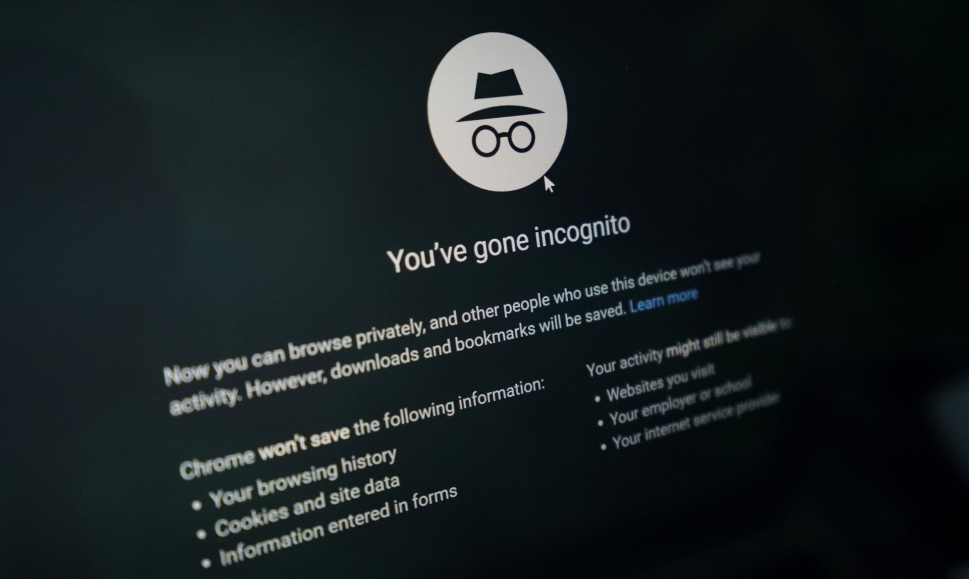 Czy tryb incognito jest anonimowy?