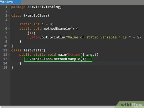 How do you call a method in another method?