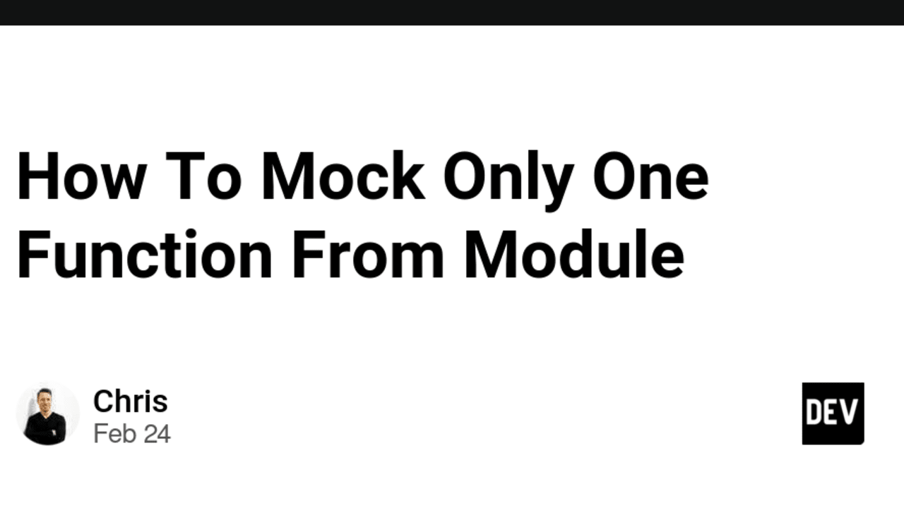 How to mock only one function of in Jest?