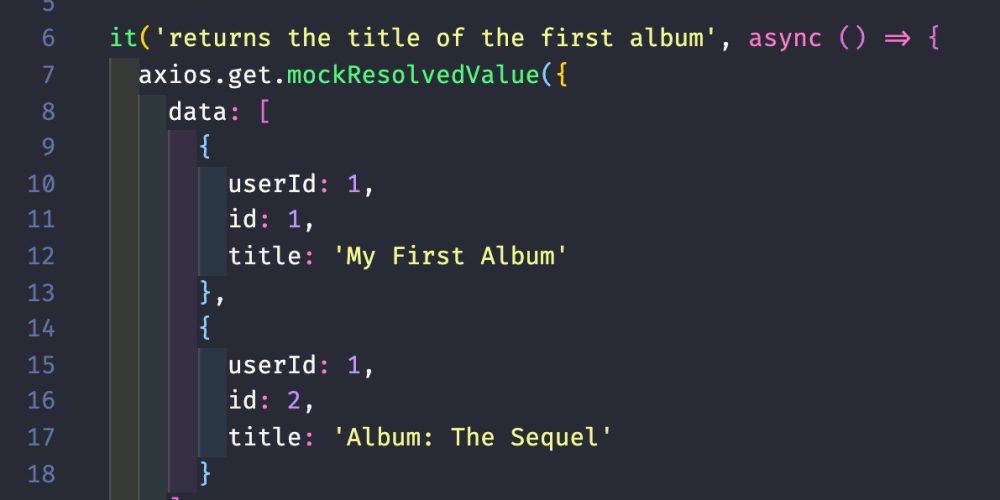 How to return mock value in Jest?