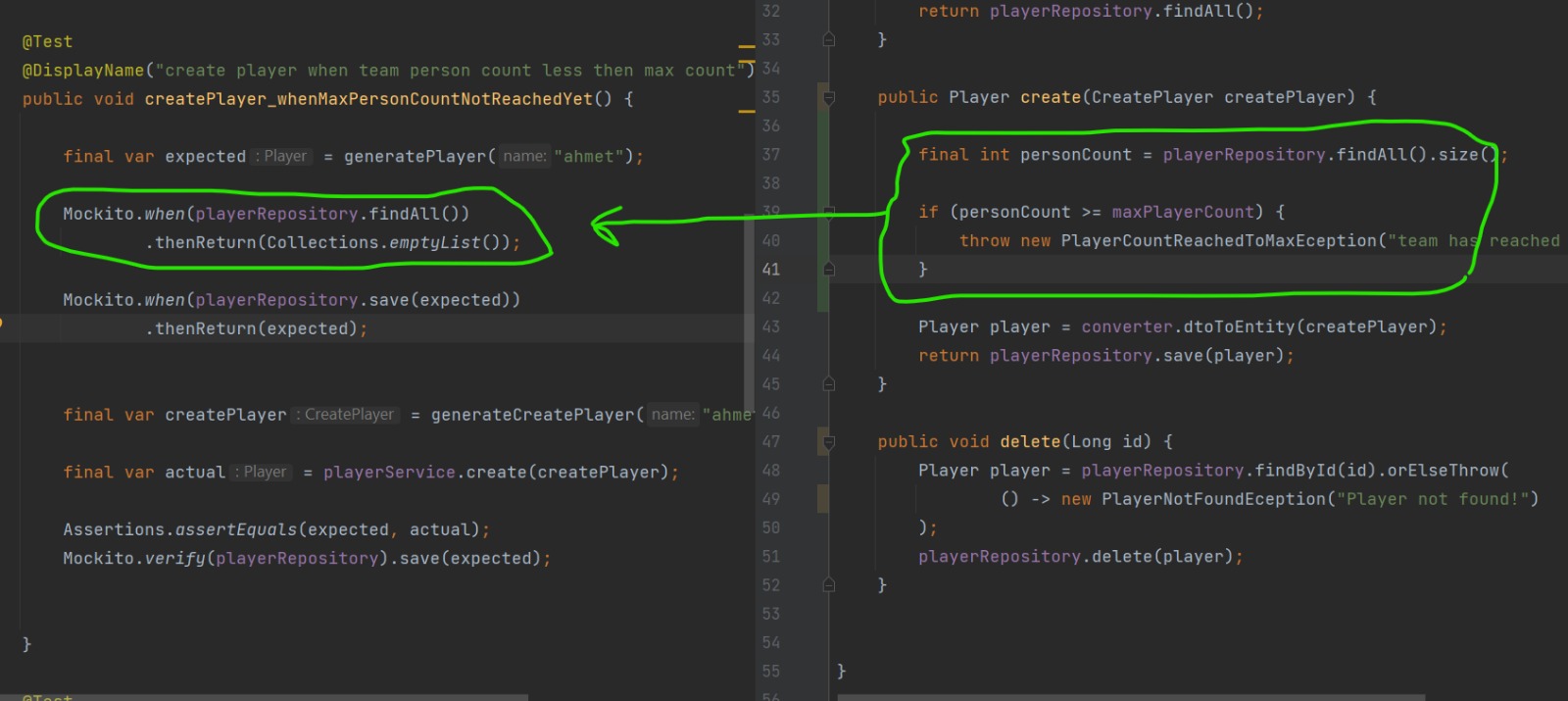 How to set property in mock object java?