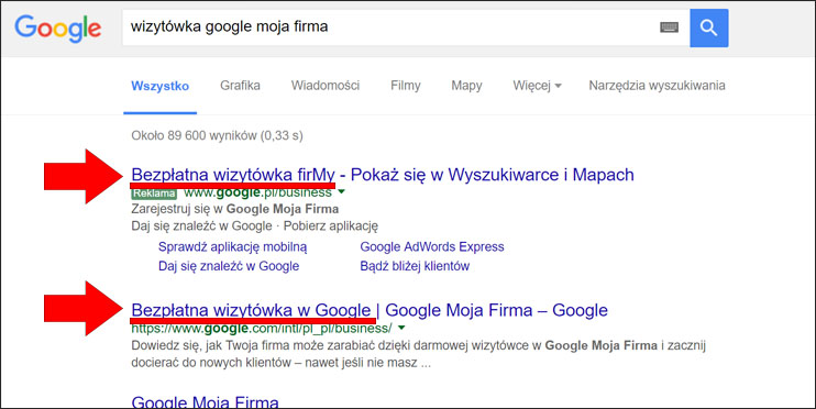 Ile kosztuje pinezka na Google?