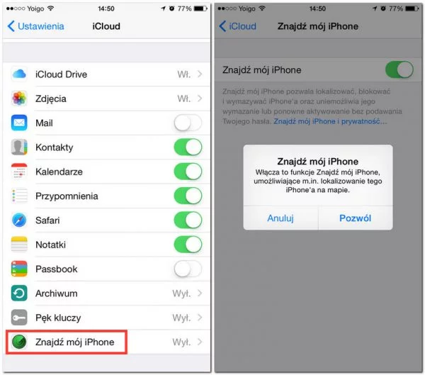 Jak dziala funkcja Znajdź mój iPhone?