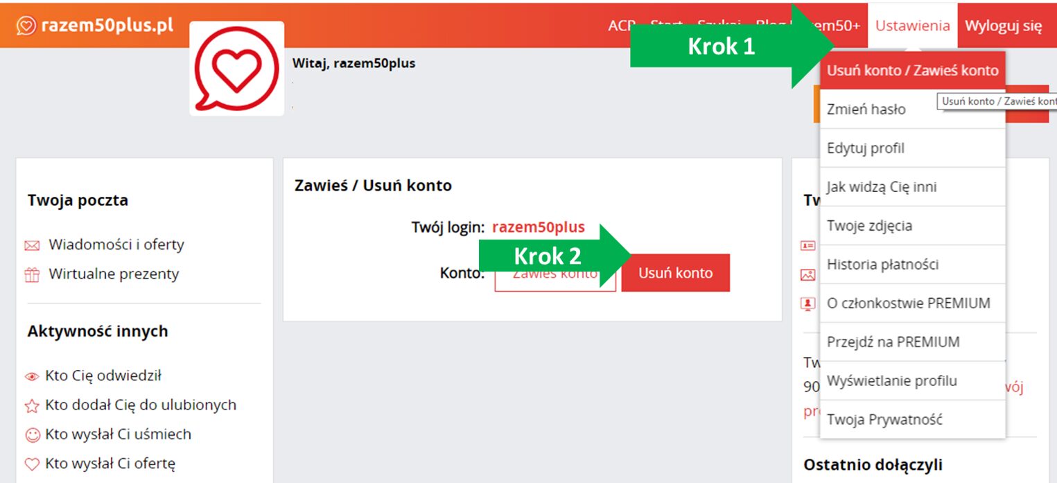 Jak skasować portal randkowy?
