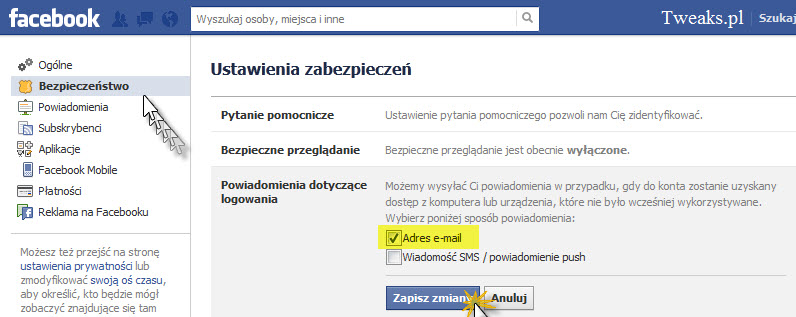 Jak sprawdzić kto logował się na fb?