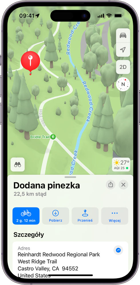 Jak zrobić pinezkę w iphone?