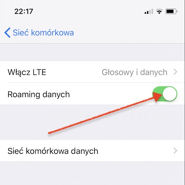 Kiedy należy włączyć Roaming?