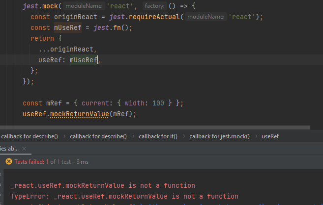 What is mocking in react testing?