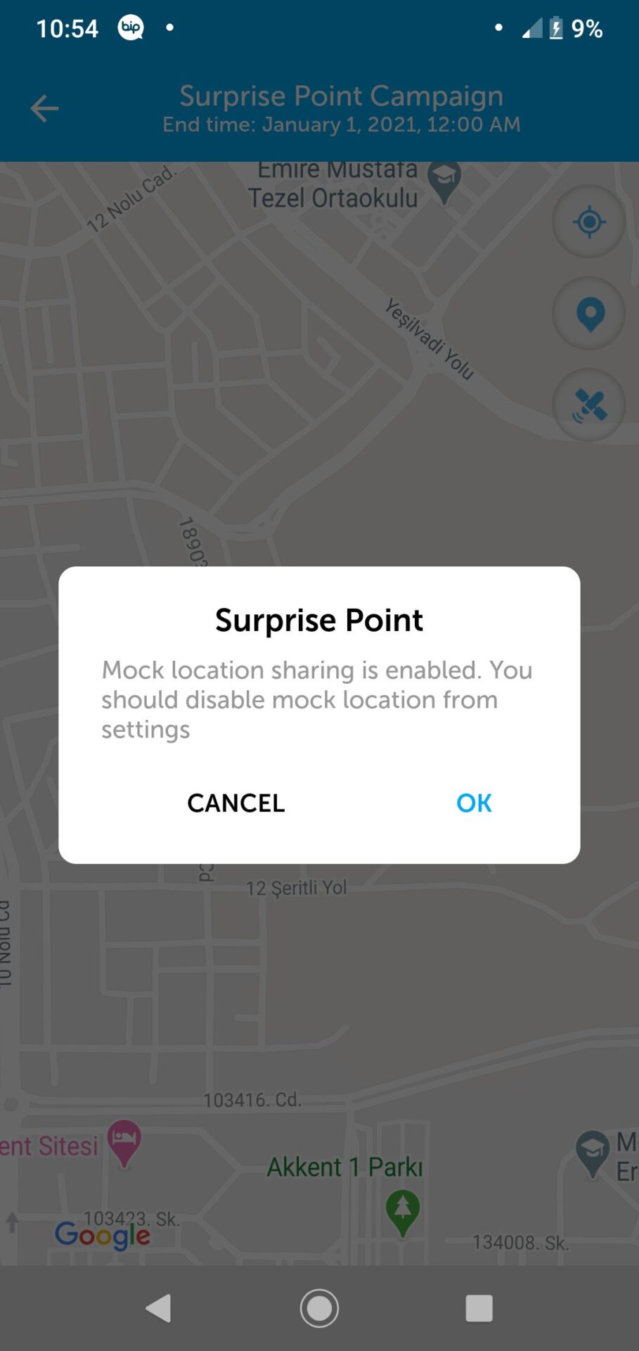 Can fake GPS location be detected?