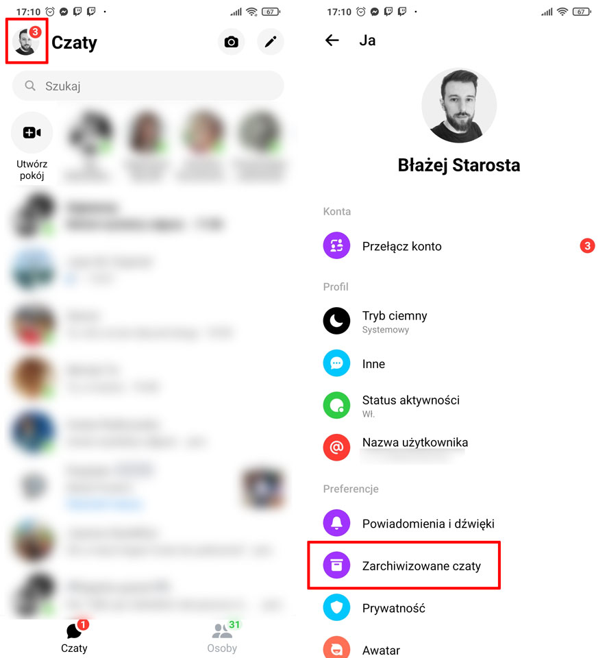 Co to są zarchiwizowane Czaty?