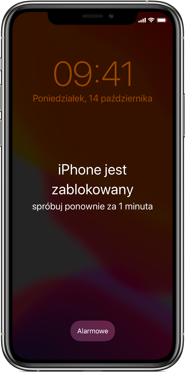 Co zrobić gdy iPhone jest zablokowany?