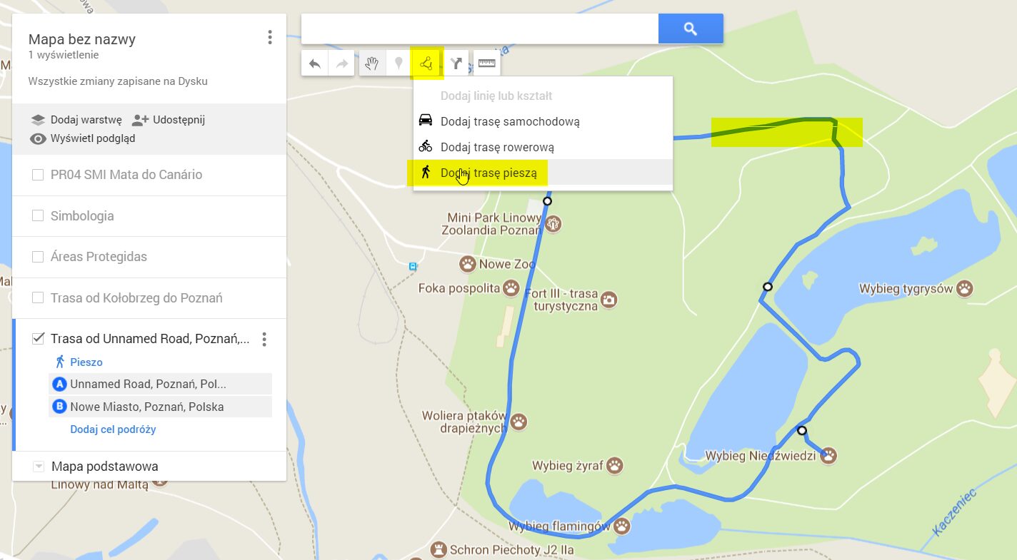 Co zrobić żeby Google Maps nie zmienia trasy?