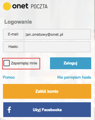 Czy da się usunąć adres e mail?