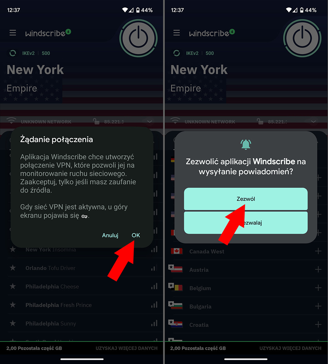 Czy VPN zmienia lokalizację telefonu?