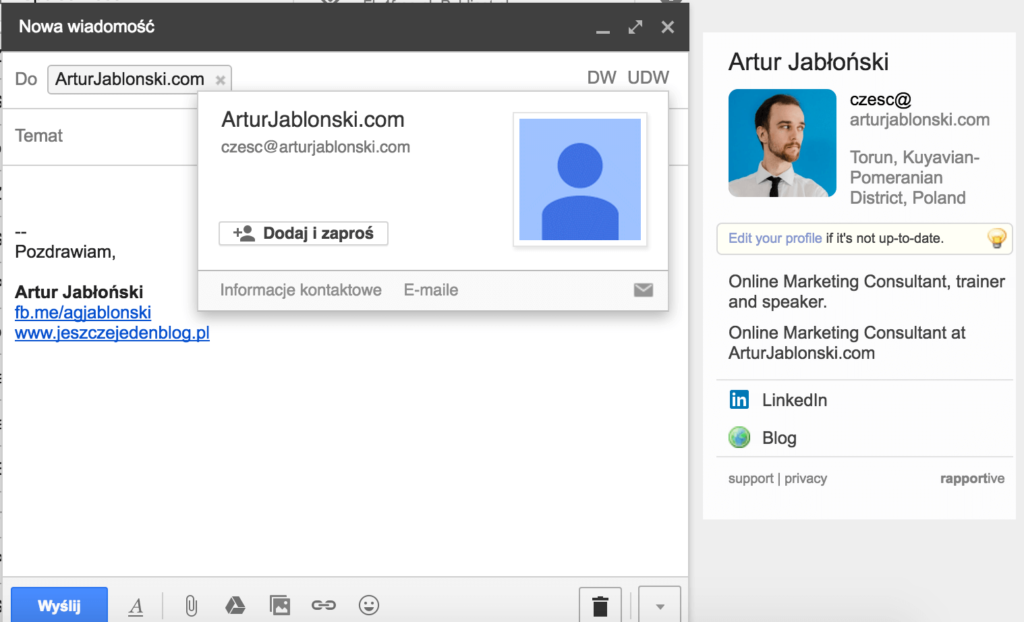 Czyj to adres e-mail?