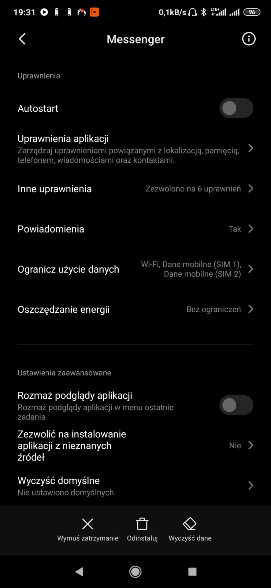 Dlaczego nie przychodzą wiadomosci?