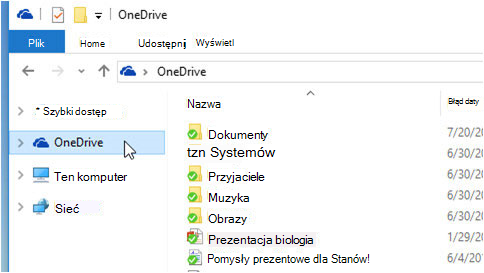 Gdzie znajde OneDrive?