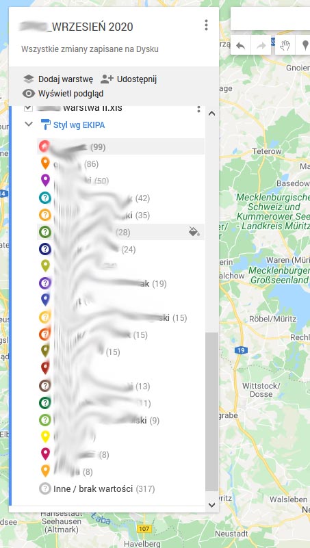 Jak dodać warstwę do Mapy Google?