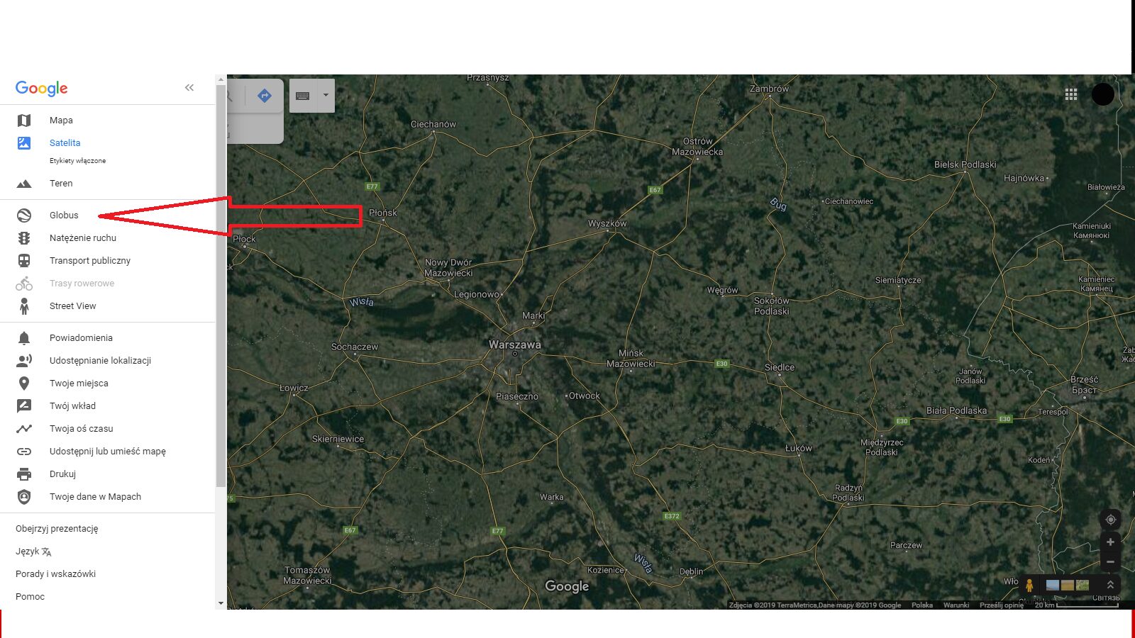 Jak obracać mapę w Google Maps?