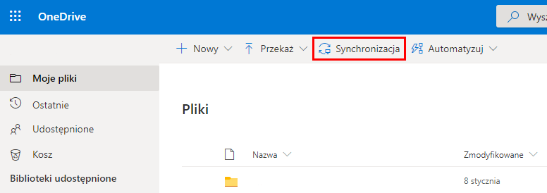 Jak odblokowac dysk OneDrive?