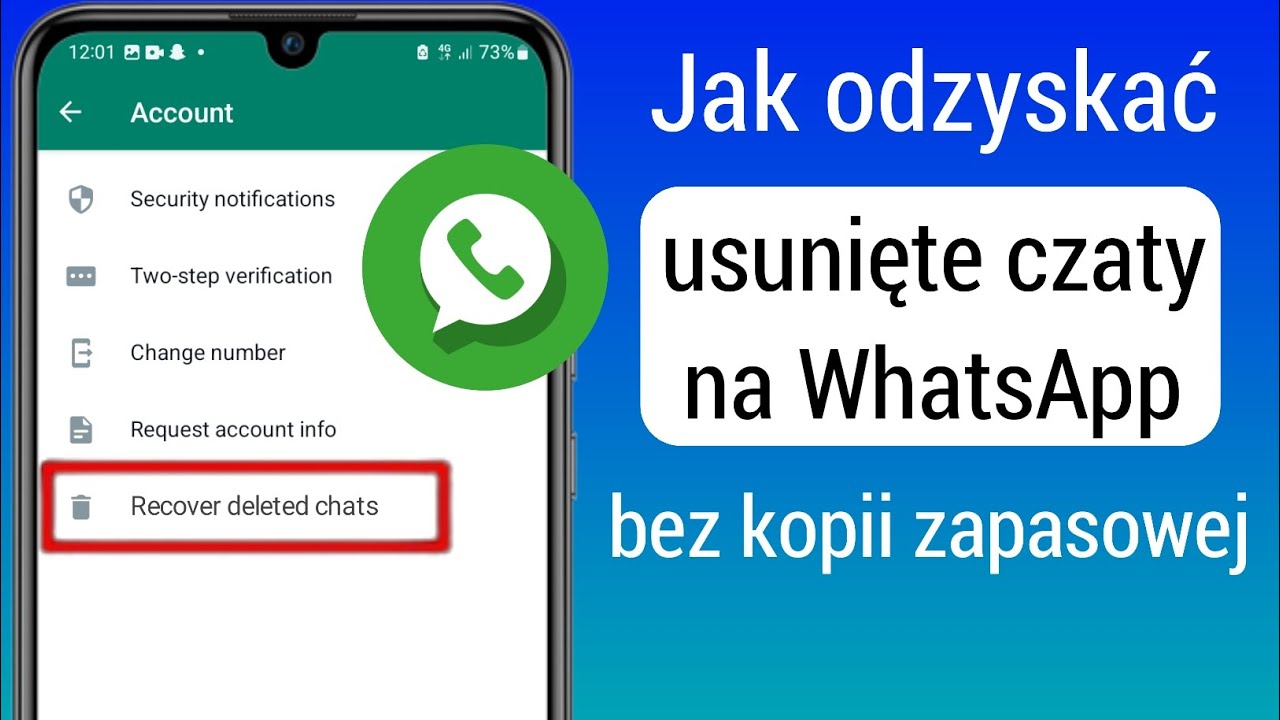 Jak odzyskać usunięte Czaty?