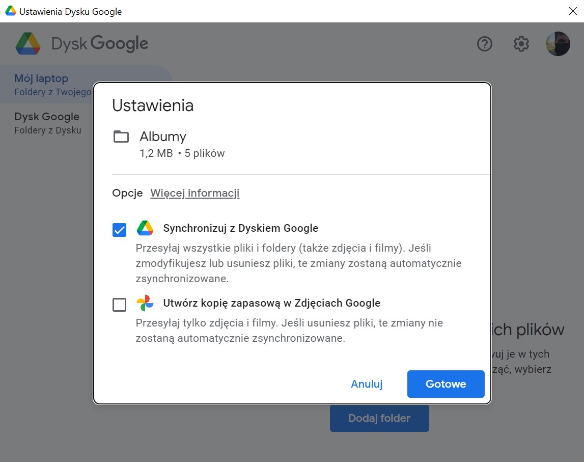 Jak przenieść folder z Dysku Google na inne konto?
