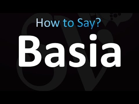 Jak się mówi po angielsku Basia?
