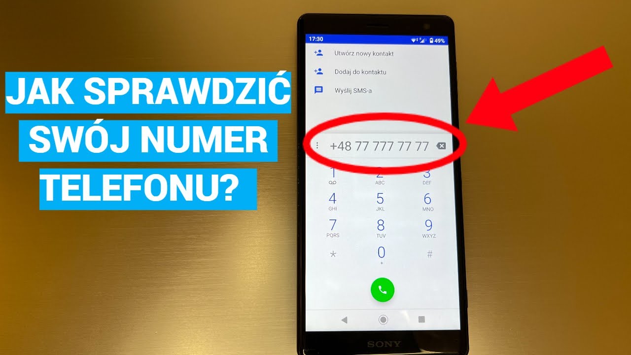 Jak sprawdzic numer telefonu w smartfonie?