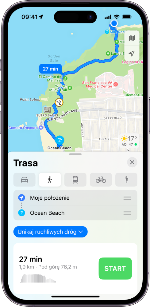 Jak sprawdzic przebytą trase iPhone?