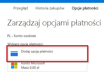 Jak usunąć metodę płatności?