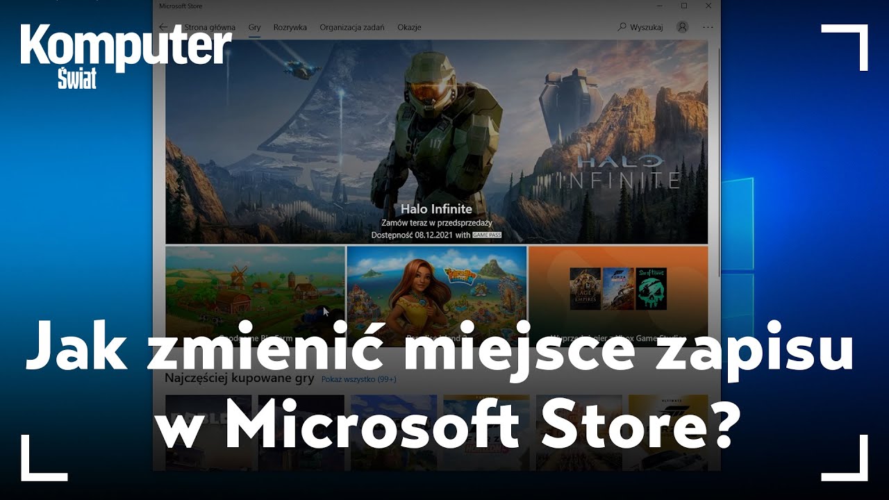 Jak wybrać miejsce instalacji Microsoft Store?