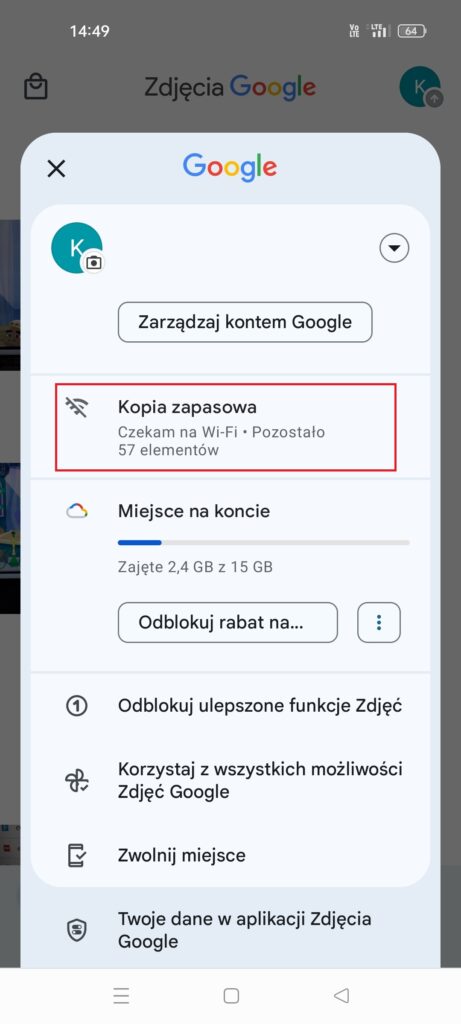 Jak wyłączyć chmurę Google?