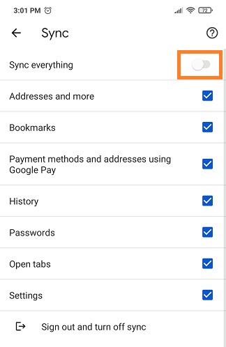 Jak wznowić synchronizację Google?