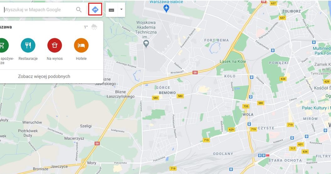 Jak zaznaczyć kilka punktów na mapie Google bez trasy?