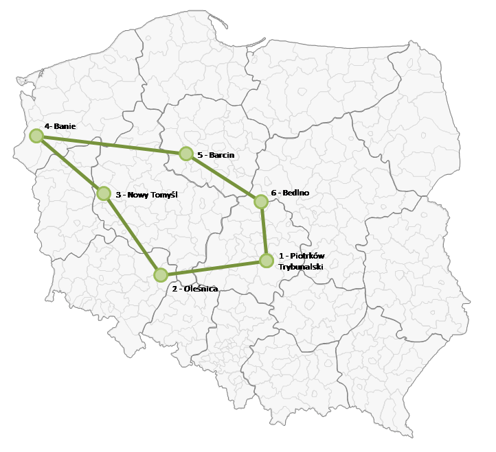 Jak zaznaczyć obszar na mapie?