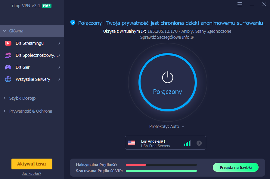 Jak zmienić lokalizację VPN za darmo?