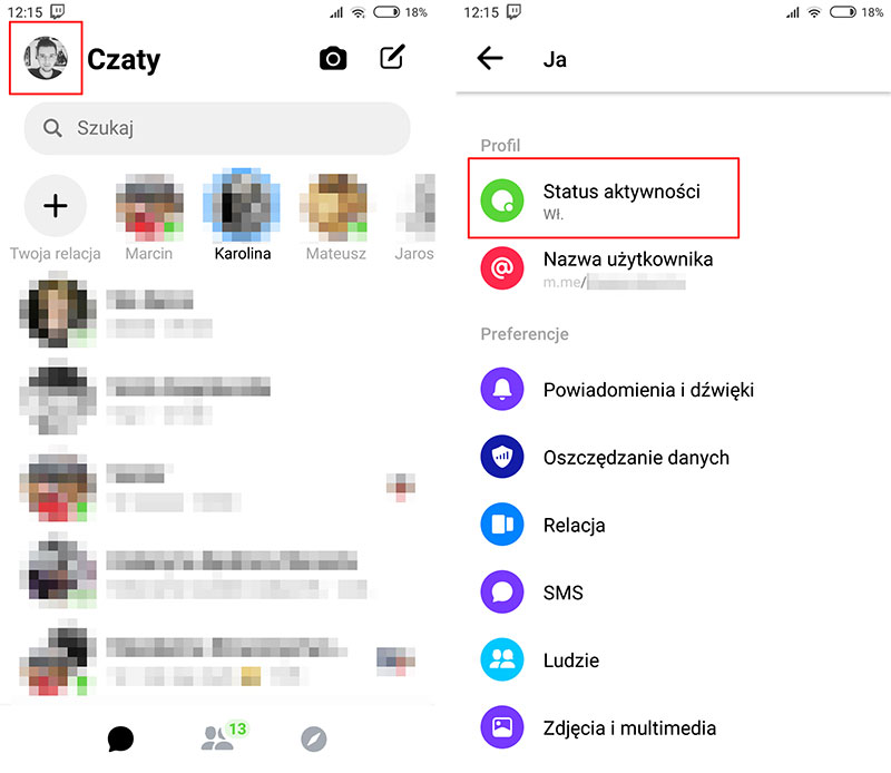 Jak zrobić żeby nie było widac że jestem aktywna?