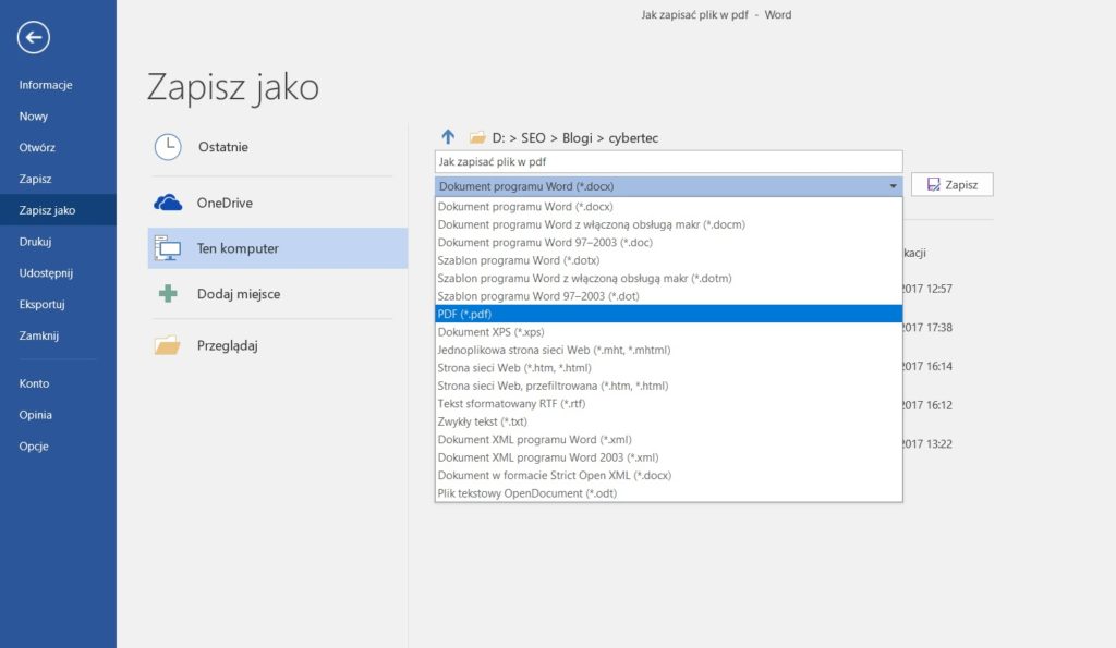 Jaki program zapisuje w PDF? - Crowdfund