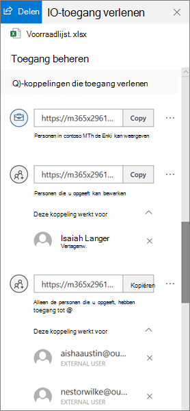 Kan iedereen mijn OneDrive zien?
