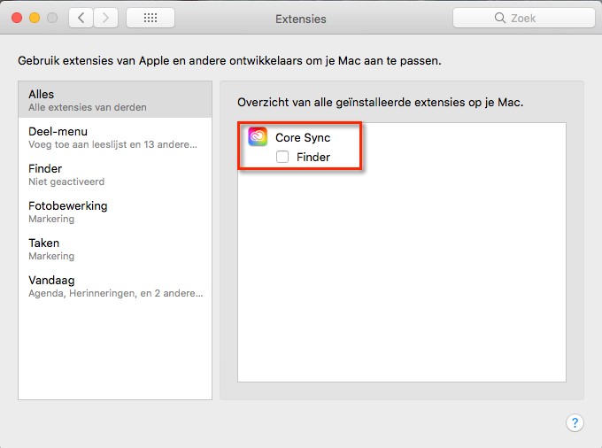 Waarom kan ik niet synchroniseren?