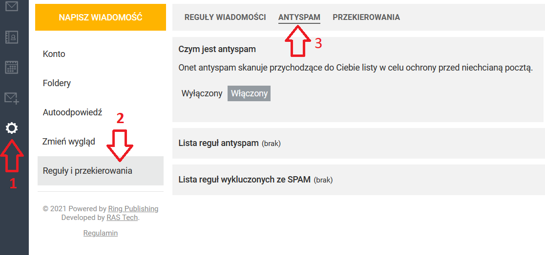 Czy Onet może zablokować konto?