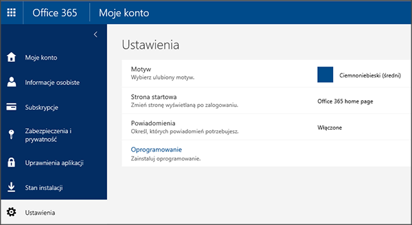 Gdzie są ustawienia na koncie Microsoft?