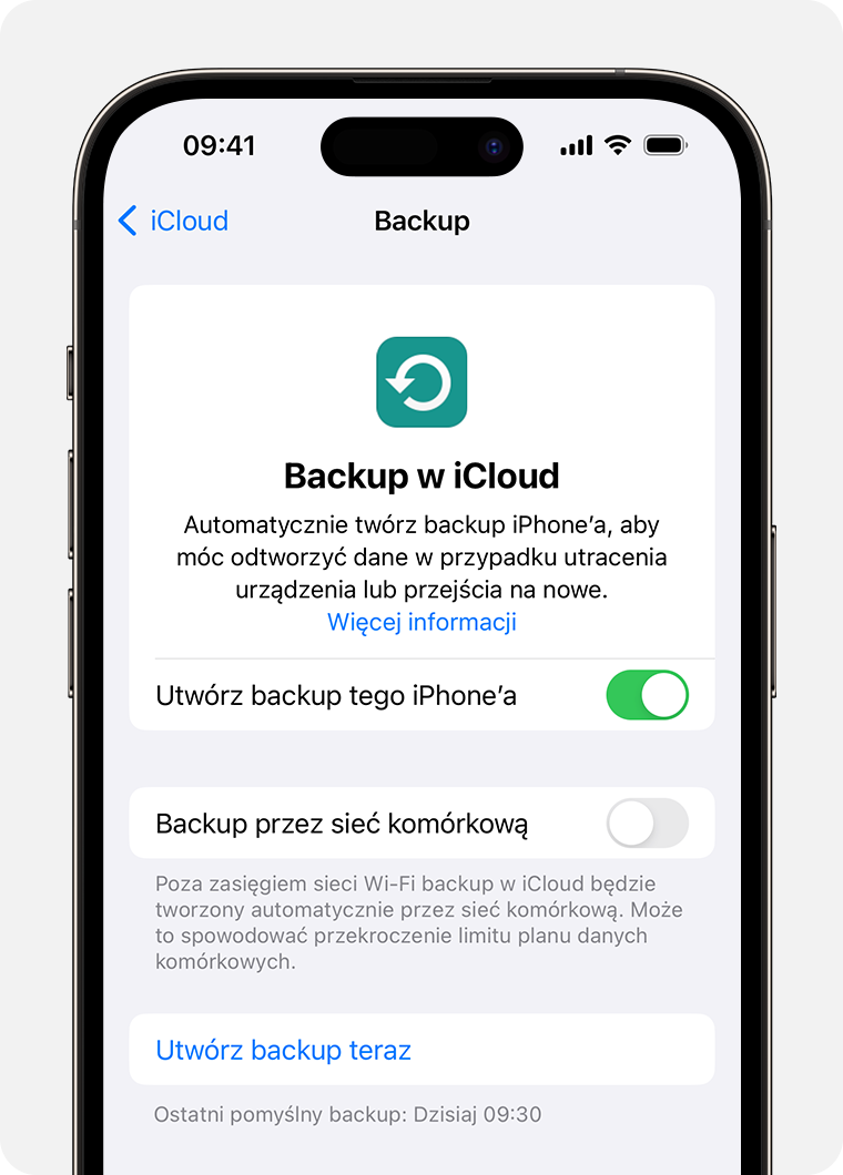 Ile trwa zrobienie backupu w iPhone?