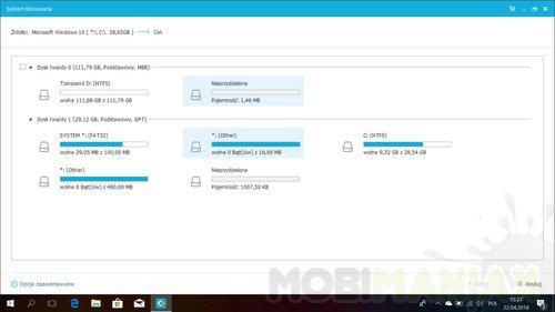 Jak przeniesc system Windows 10 na inny dysk?