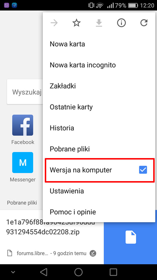 Jak przesyłać pliki Messenger?