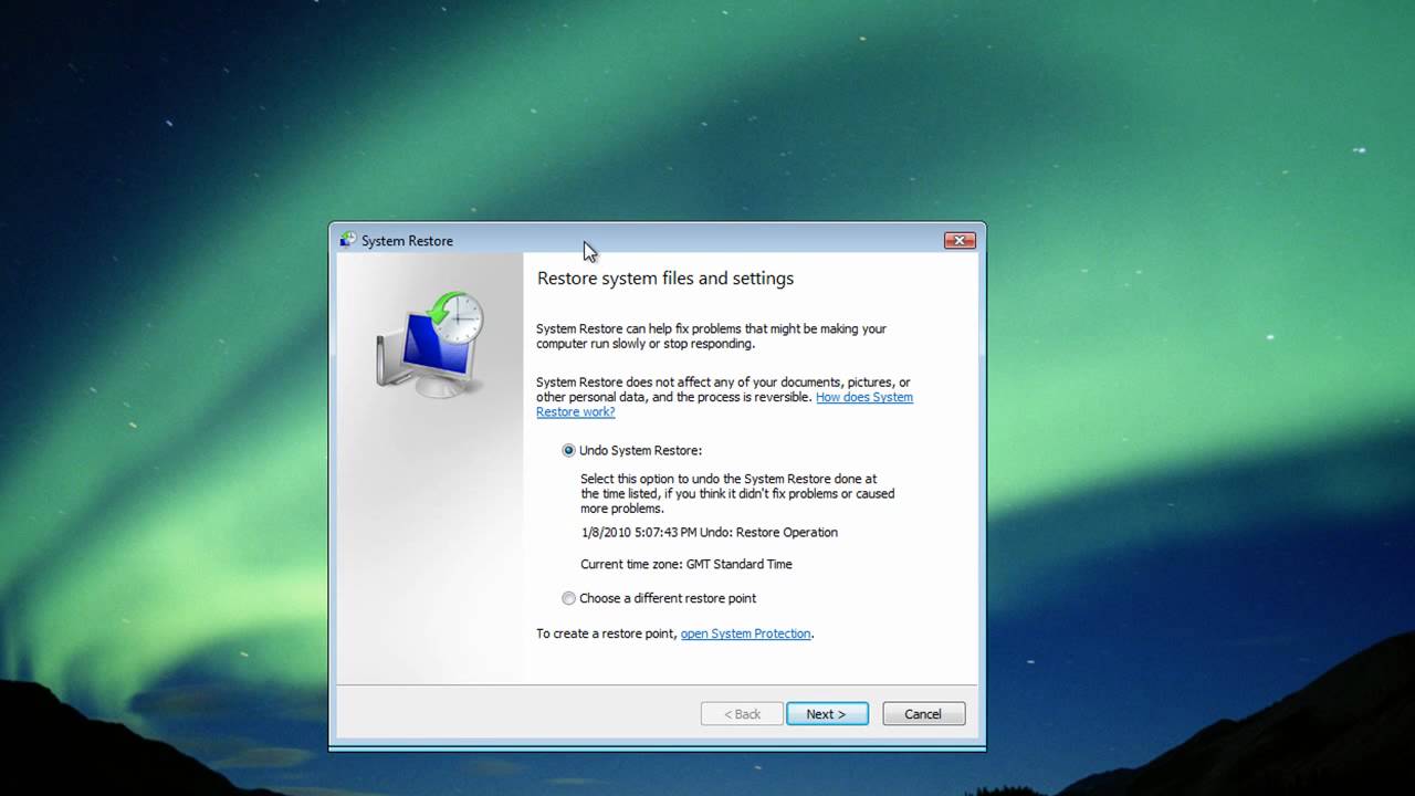 Jak przywrócić System Windows Vista?
